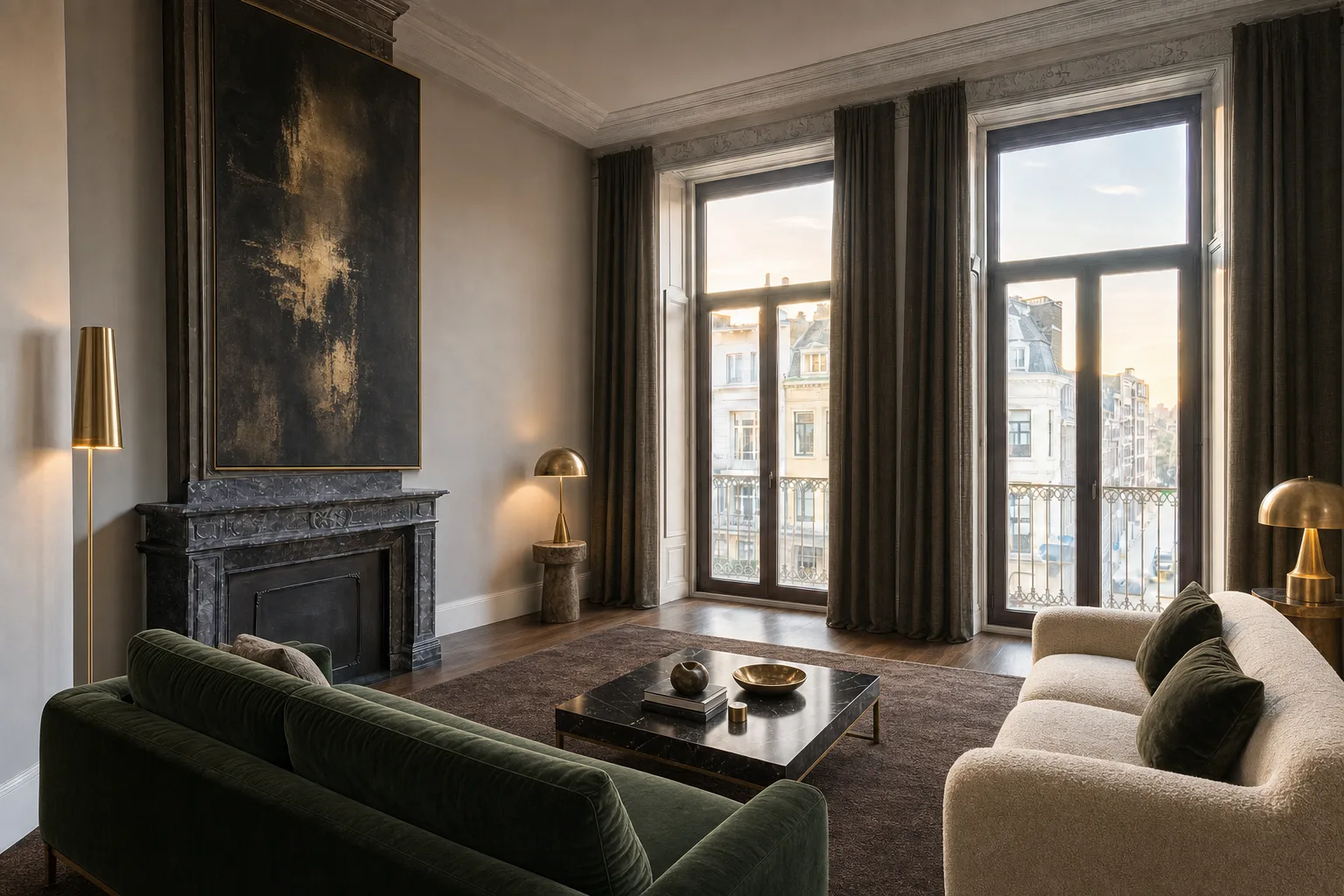 The luxury living room — In this style