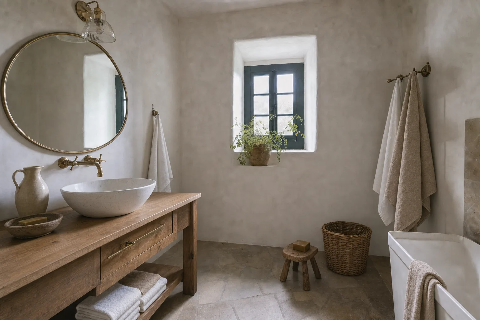 The Mediterranean bathroom — In this style