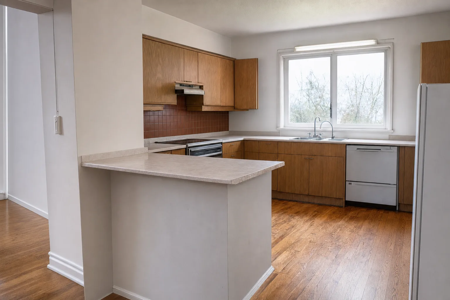 The mid-century modern kitchen — Decluttered