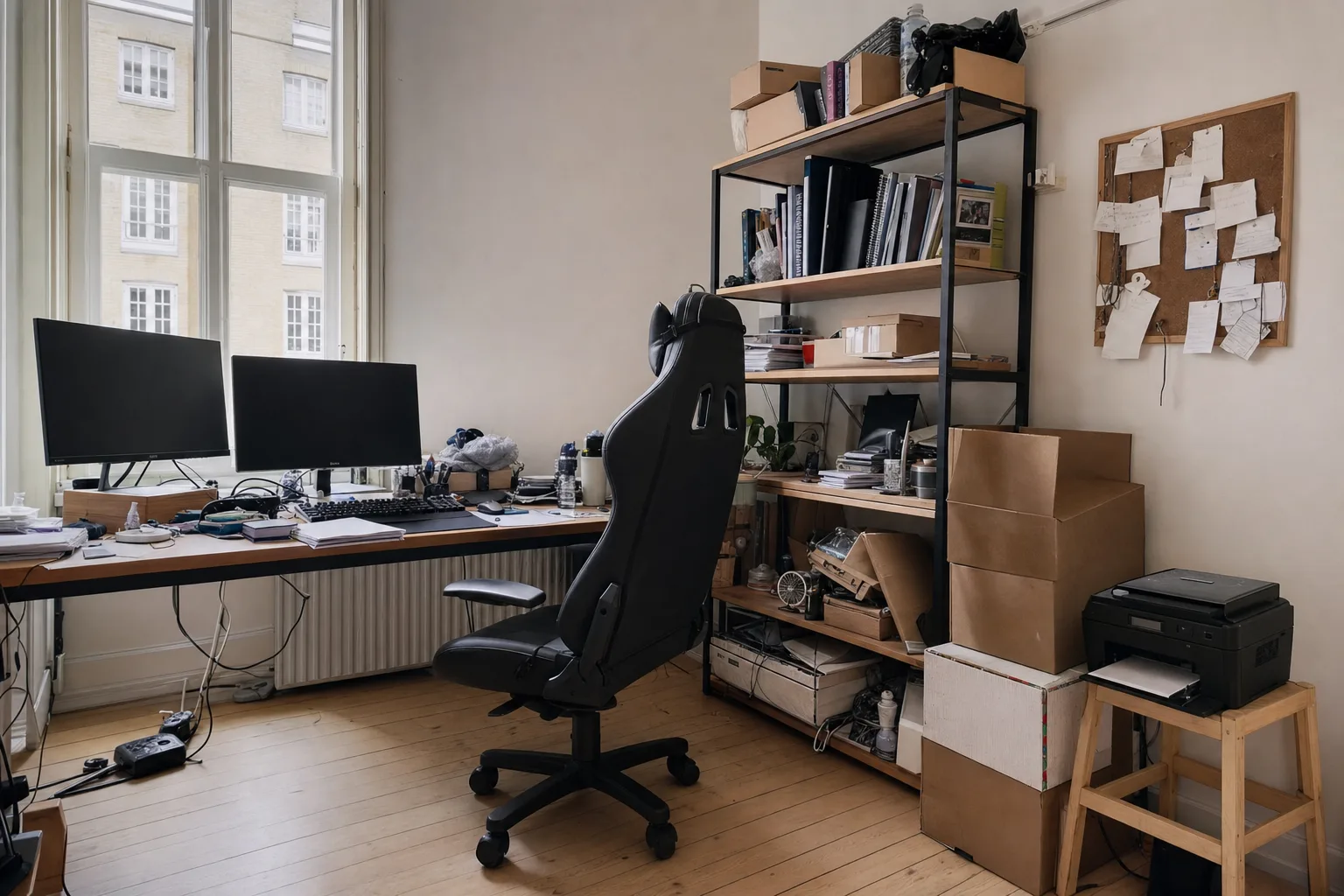 Das minimalistische Arbeitszimmer — Original