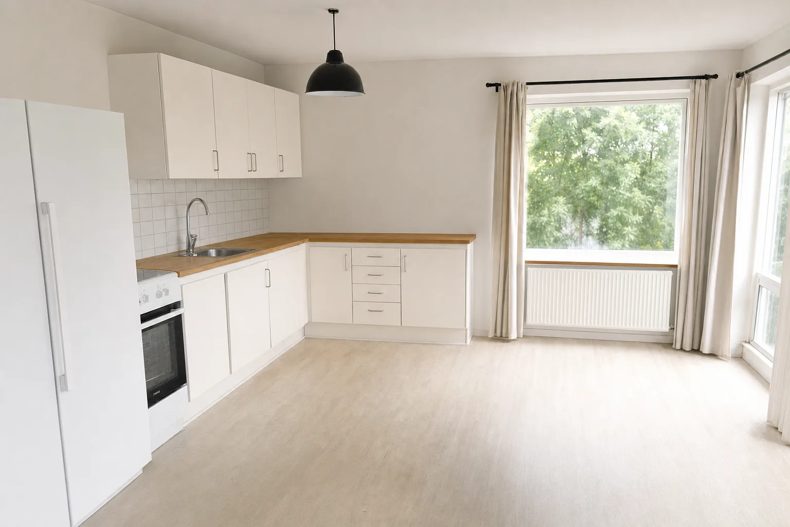 The Scandinavian kitchen and dining room — Decluttered